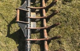 Rake til gravemaskin med S40-feste