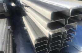 Rustfri stålprofil – UNP profil 220 x 75 x 8 mm - ca 100 m